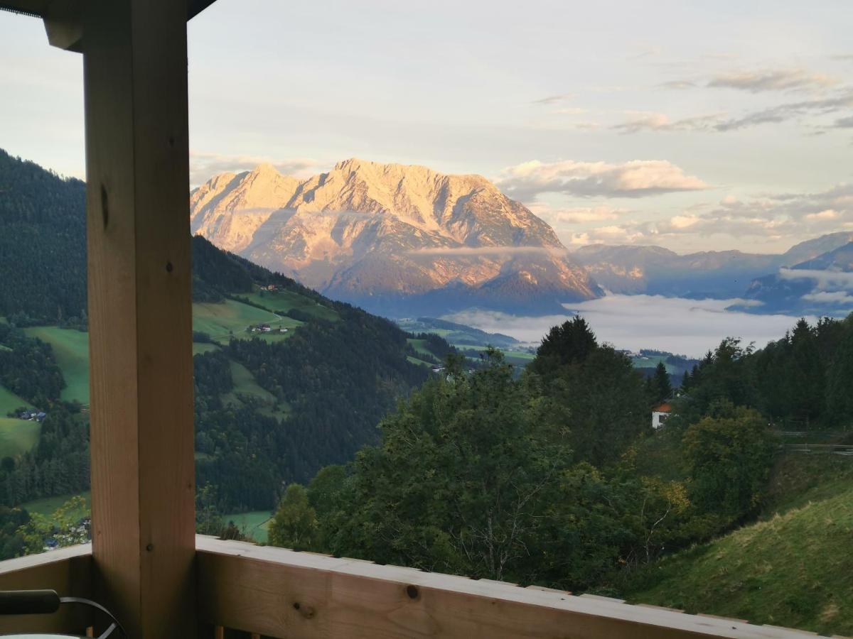 Bergblick Hollnhof Apartment Donnersbach Luaran gambar